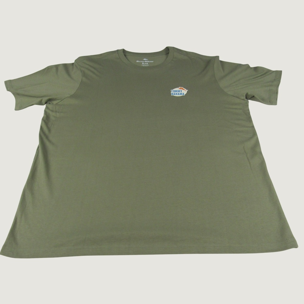 Tommy Bahama T-Shirt Mens XL Green The Great Stoutdoors Graphic Tee